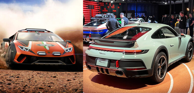 Porsche 911 Dakar and Lamborghini Sterrato, Including a Tinge of Off-Highway Enjoyable