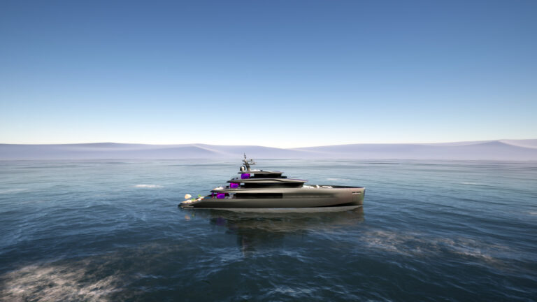 59 Meter Superyacht Idea aStøne is a Riot of Colours